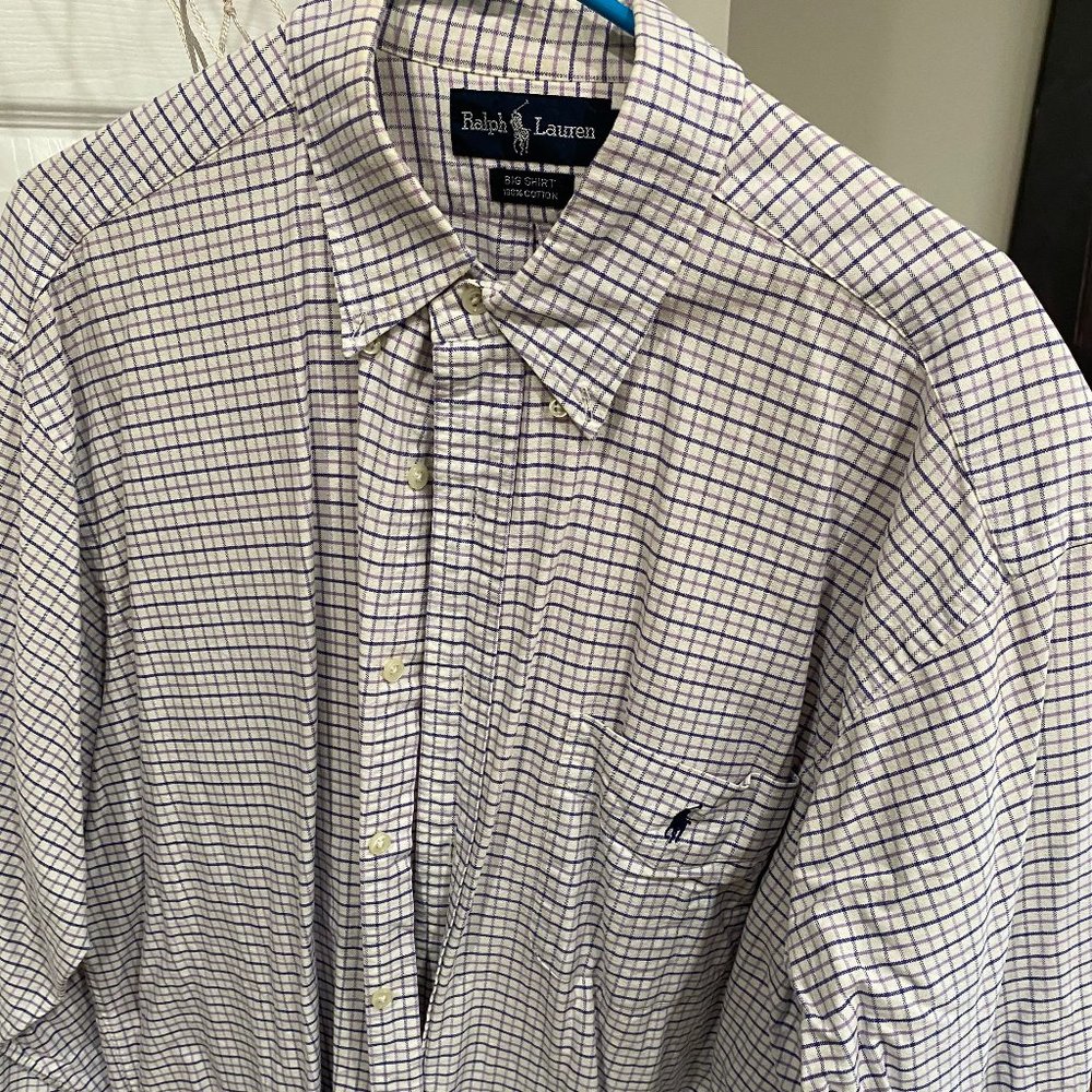 Ralph Lauren Button Down "Big Shirt" - Size Large